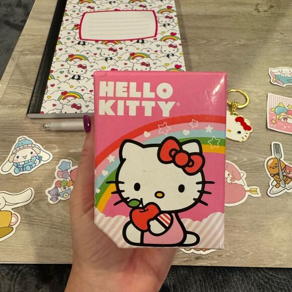 Hello Kitty Watch Set Notebook, Pen, Keychain, Stickers NEW - Picture 8 of 8